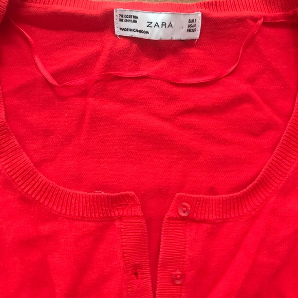 Zara Red Cardigan - Picture 4 of 6